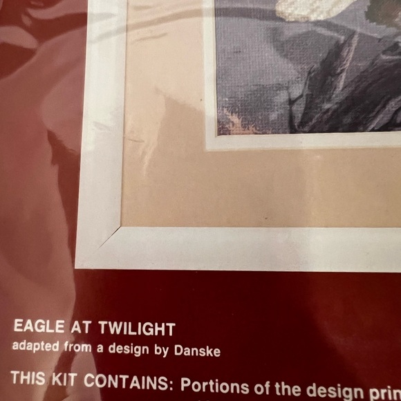 JCA Needle Treasures Eagle At Twilight Colorant Cross Stitch Kit #02556 New VTG - Picture 4 of 6